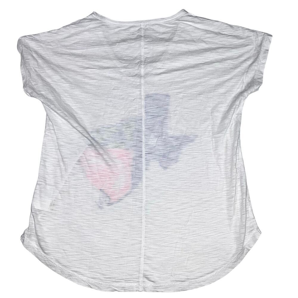 Lilly Pulitzer T-shirt Size XXS White Lilly Loves Texas Short Sleeve Graphic Tee - Picture 2 of 10